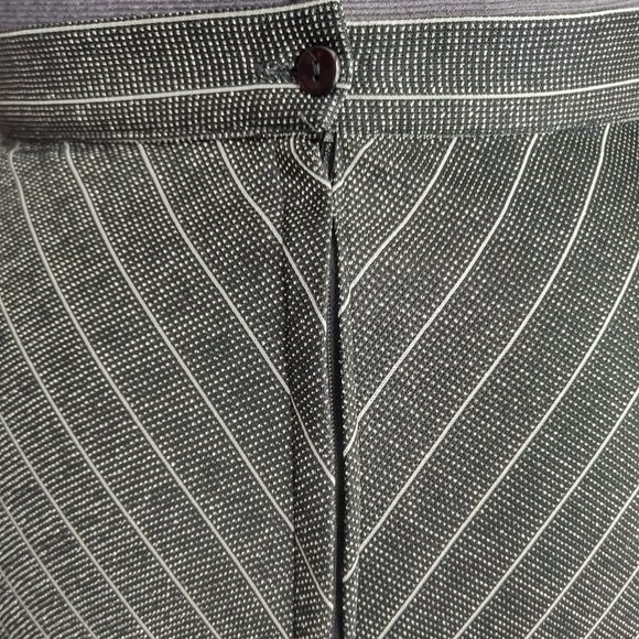 Vintage 70s Chevron Metallic Knit High Waist Maxi Skirt - Picture 5 of 7